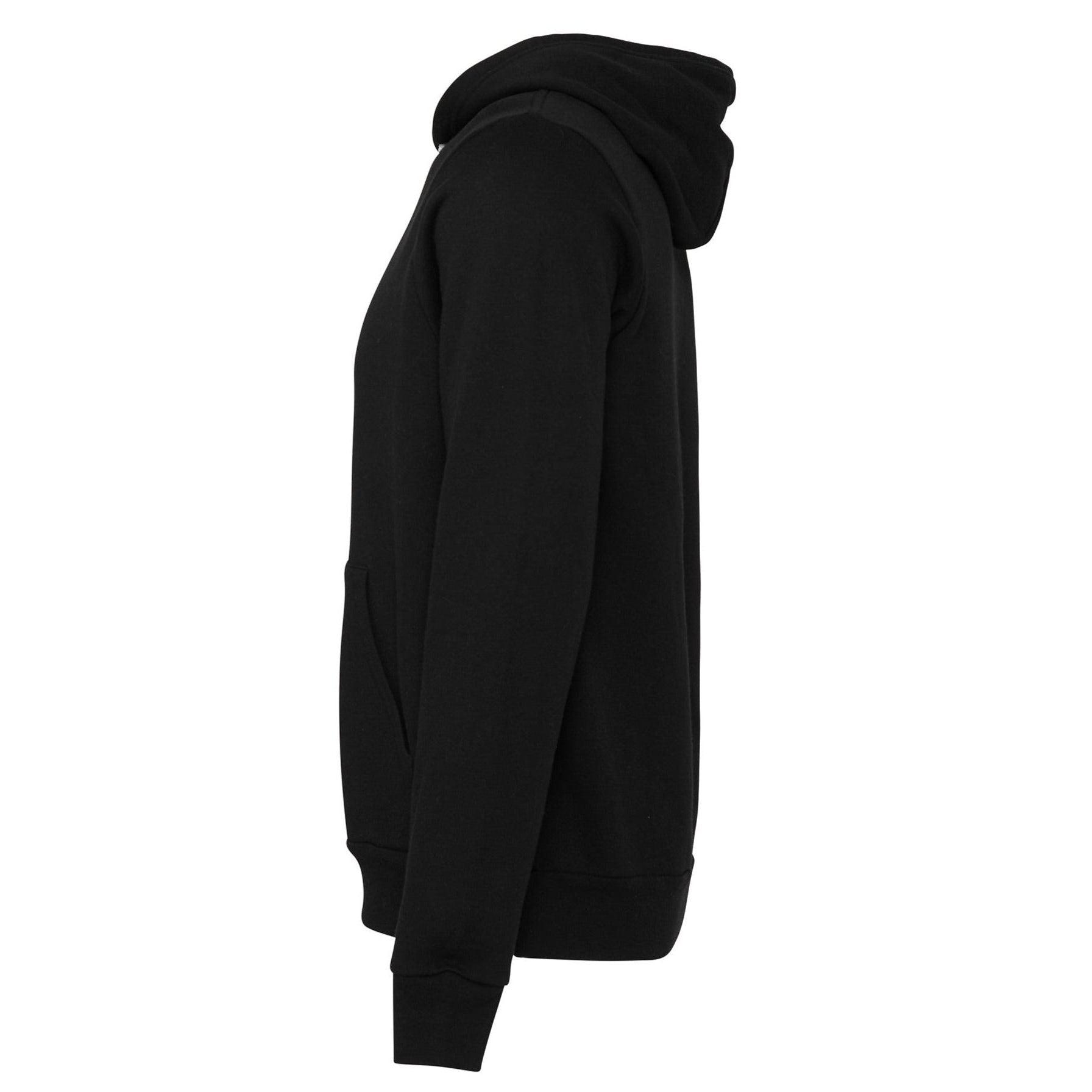 Bella Canvas Unisex Polycotton Fleece Pullover Hoodie - DTG Black
