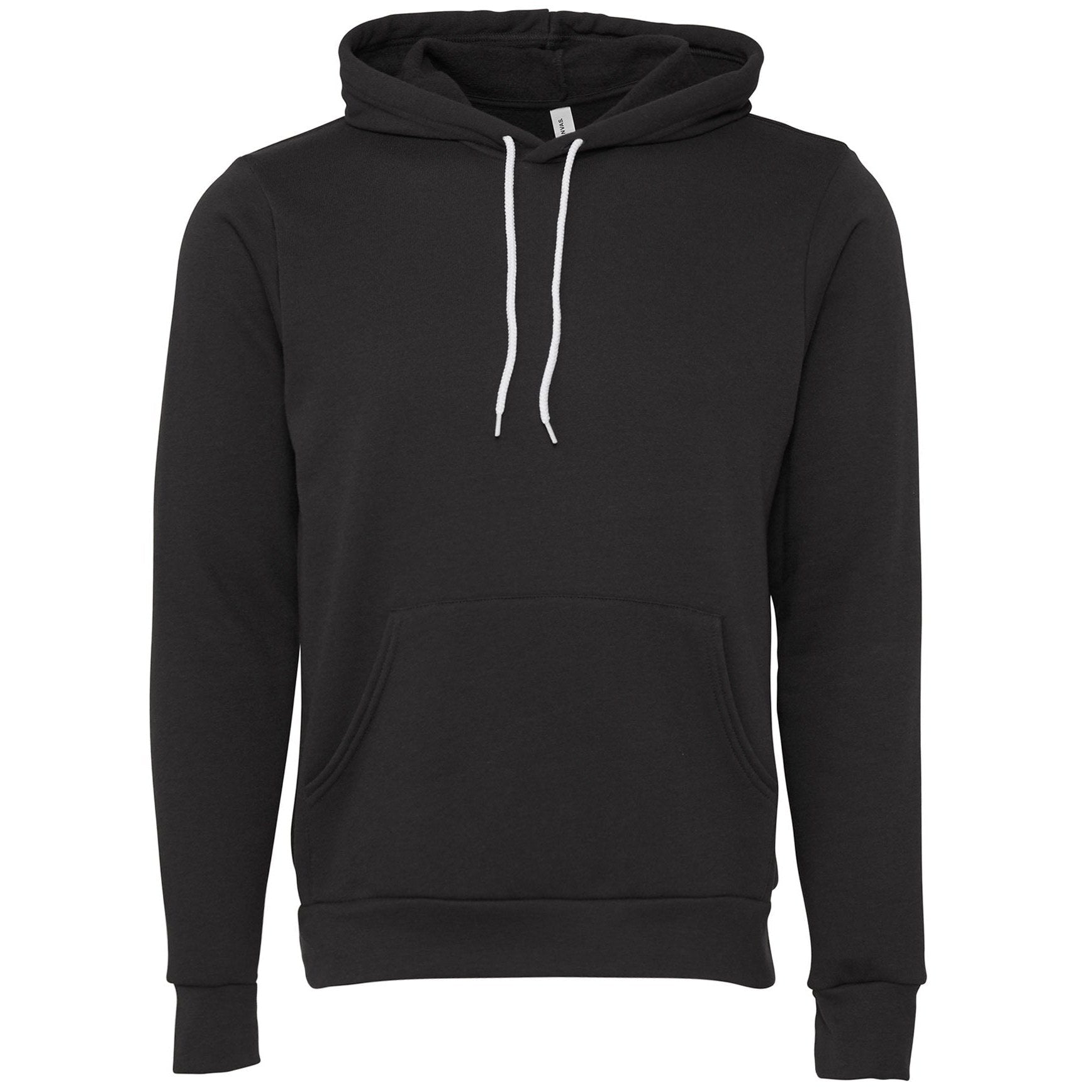 Bella Canvas Unisex Polycotton Fleece Pullover Hoodie - DTG Dark Grey
