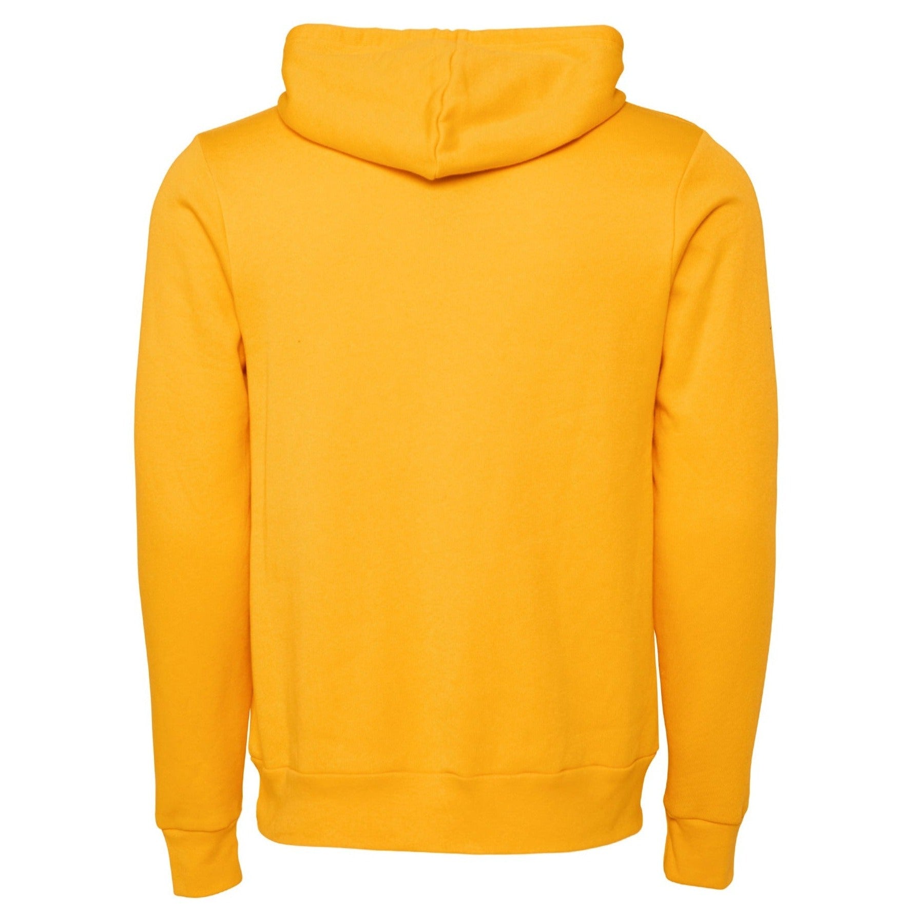 Bella Canvas Unisex Polycotton Fleece Pullover Hoodie - Gold