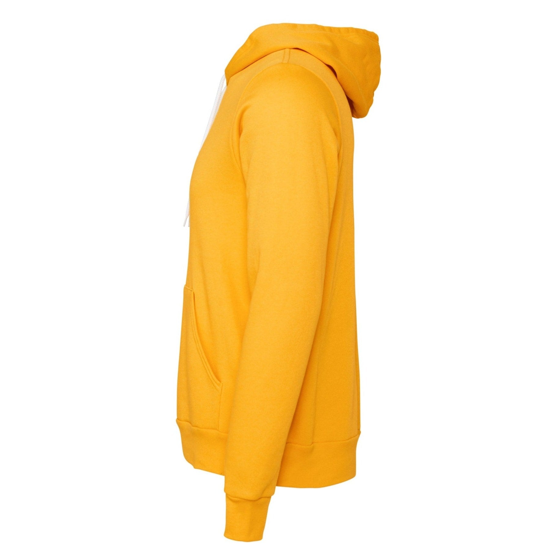 Bella Canvas Unisex Polycotton Fleece Pullover Hoodie - Gold