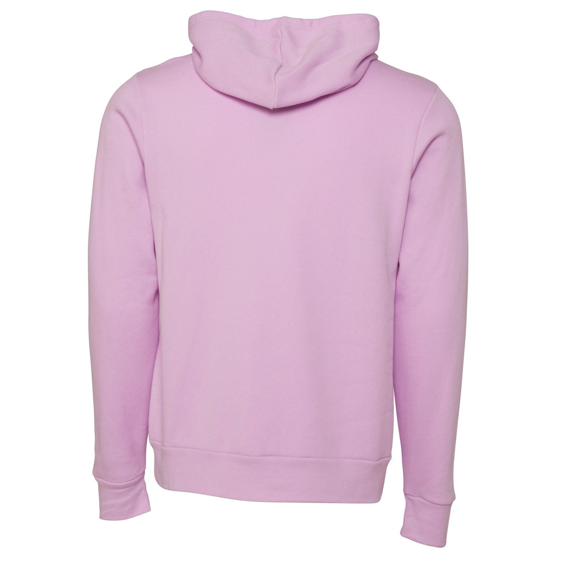 Bella Canvas Unisex Polycotton Fleece Pullover Hoodie - Lilac