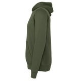 Bella Canvas Unisex Polycotton Fleece Pullover Hoodie - Military Green
