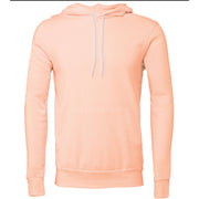 Bella Canvas Unisex Polycotton Fleece Pullover Hoodie - Peach