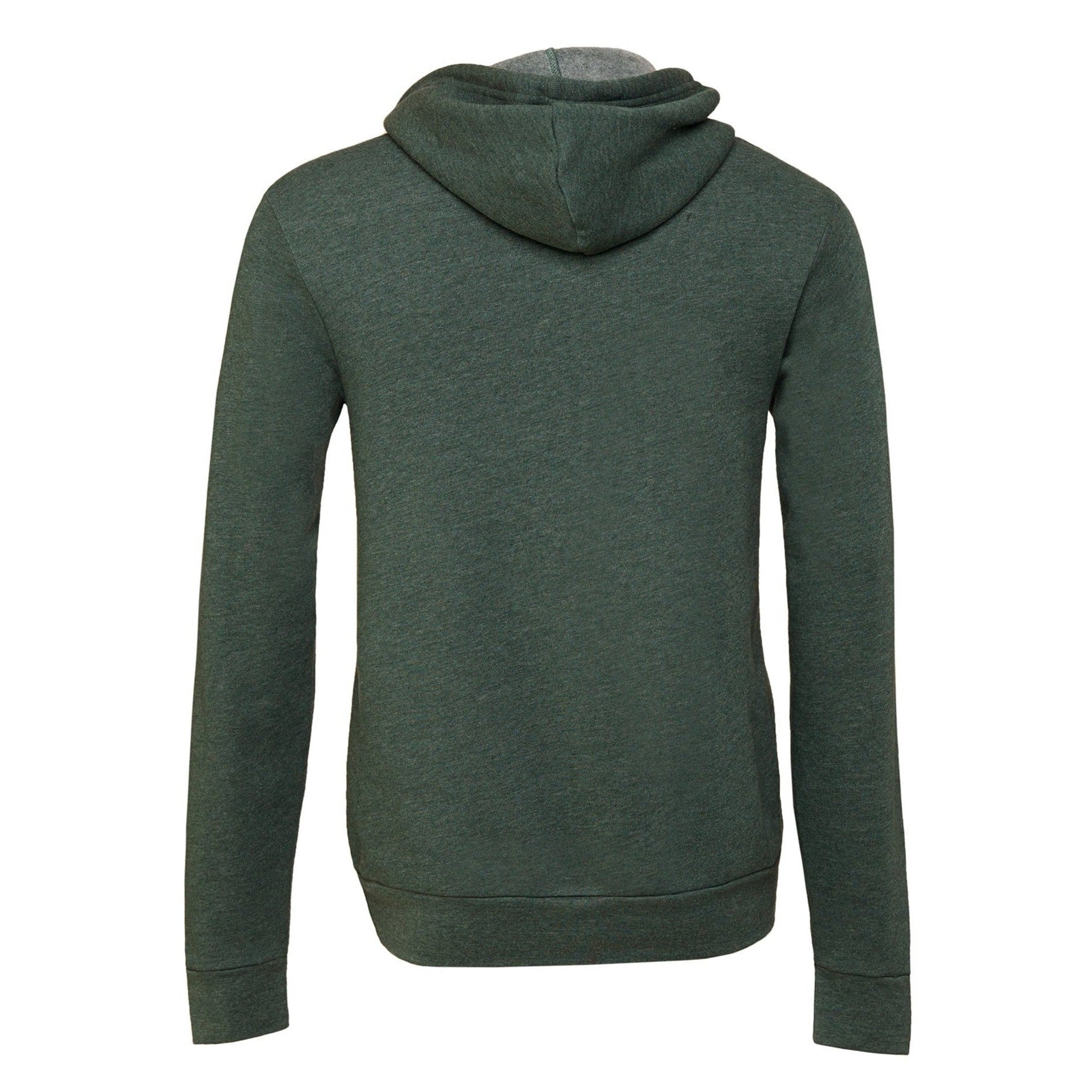 Bella Canvas Unisex Polycotton Fleece Full-Zip Hoodie - Heather Forest