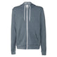 Bella Canvas Unisex Polycotton Fleece Full-Zip Hoodie - Heather Slate