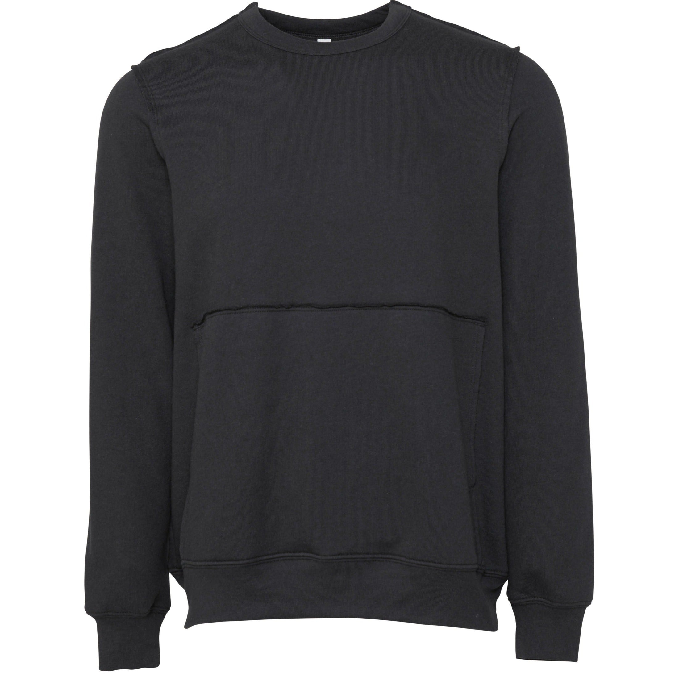 Bella Canvas Unisex Raw-Seam Crew Pullover