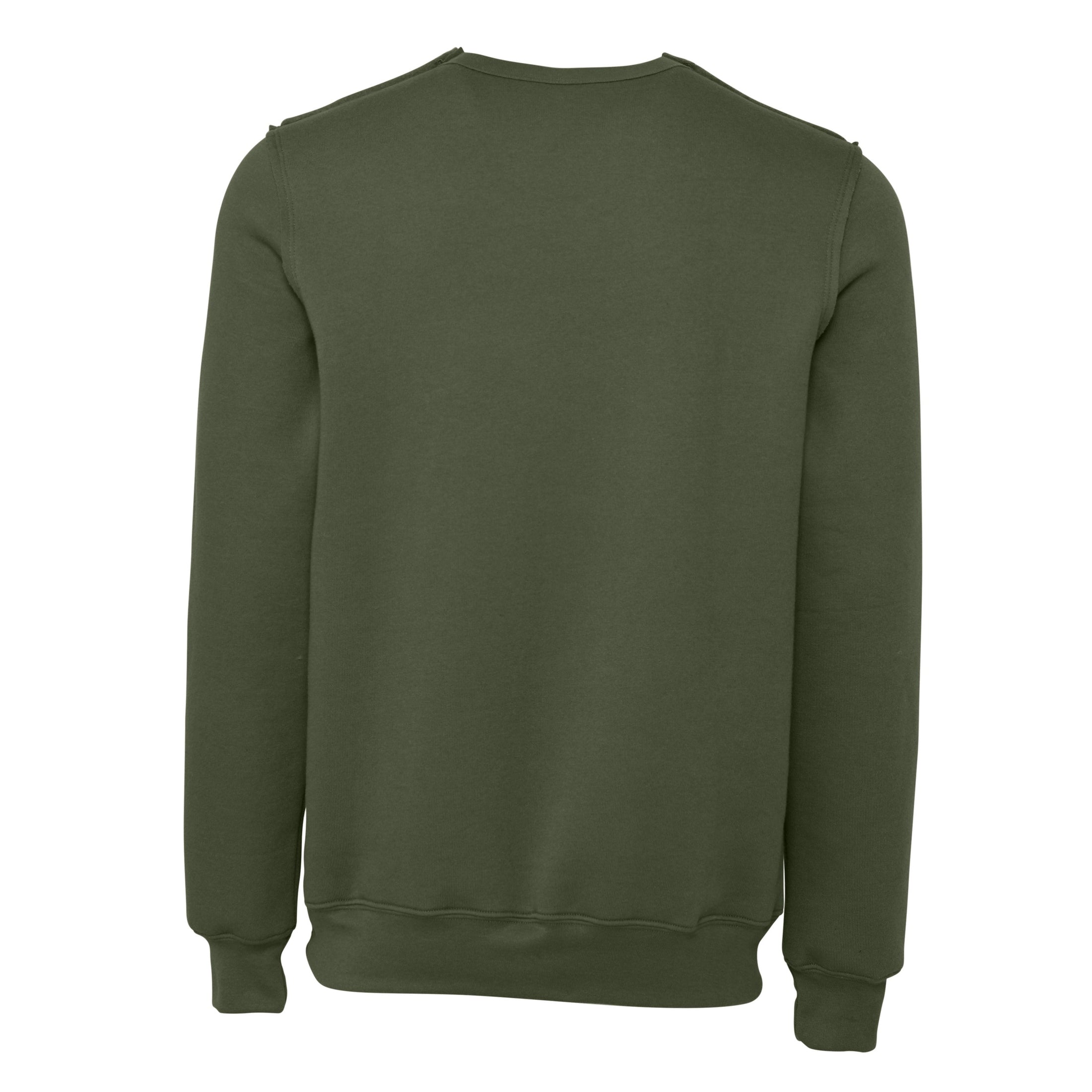 Bella Canvas Unisex Raw-Seam Crew Pullover