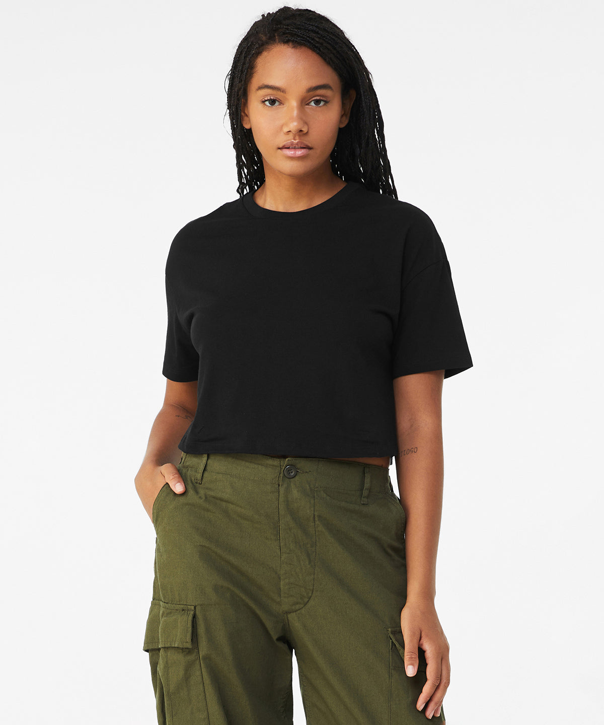 Bella Canvas Women's Jersey Crop Tee