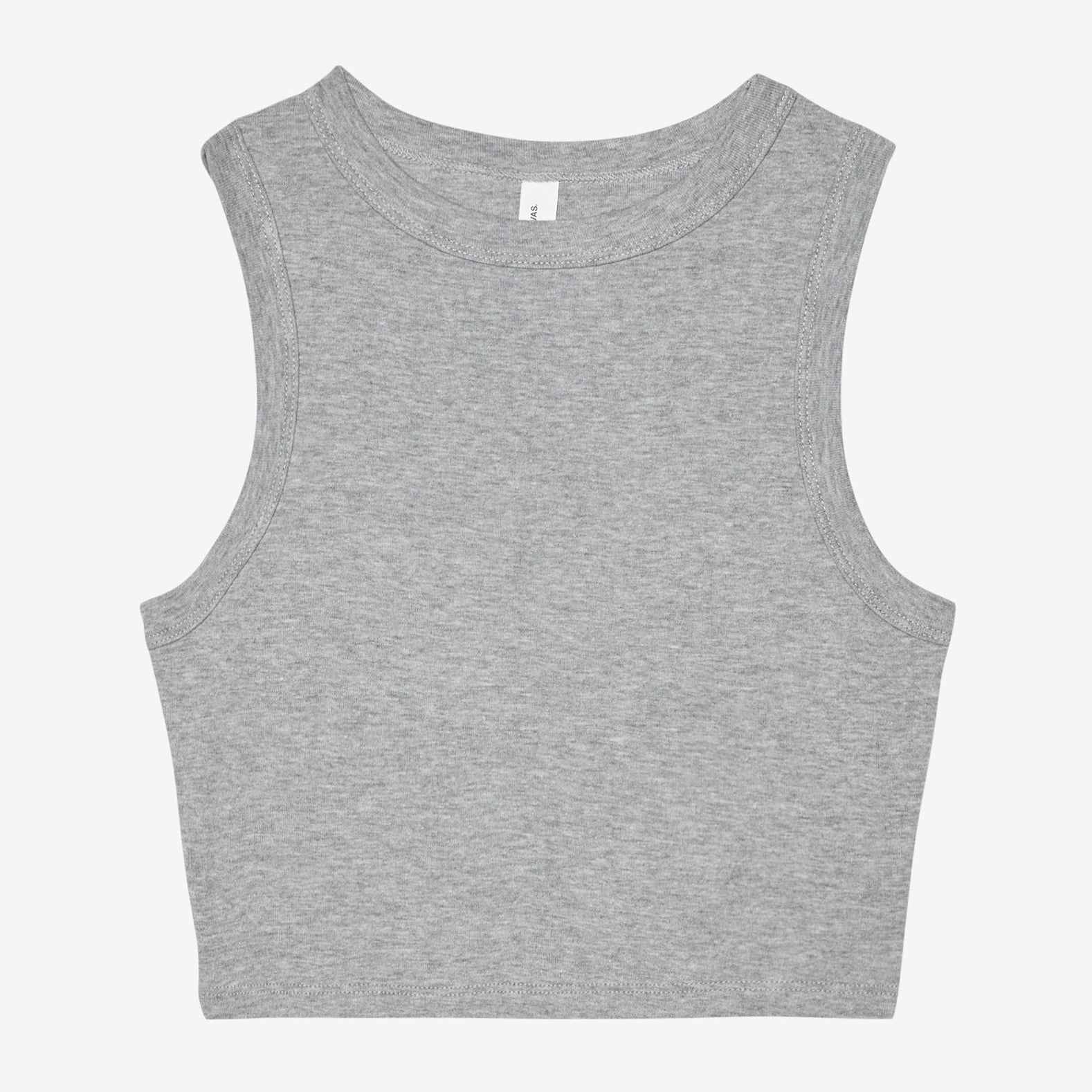 Bella Canvas Women's Micro Rib Muscle Crop Tank