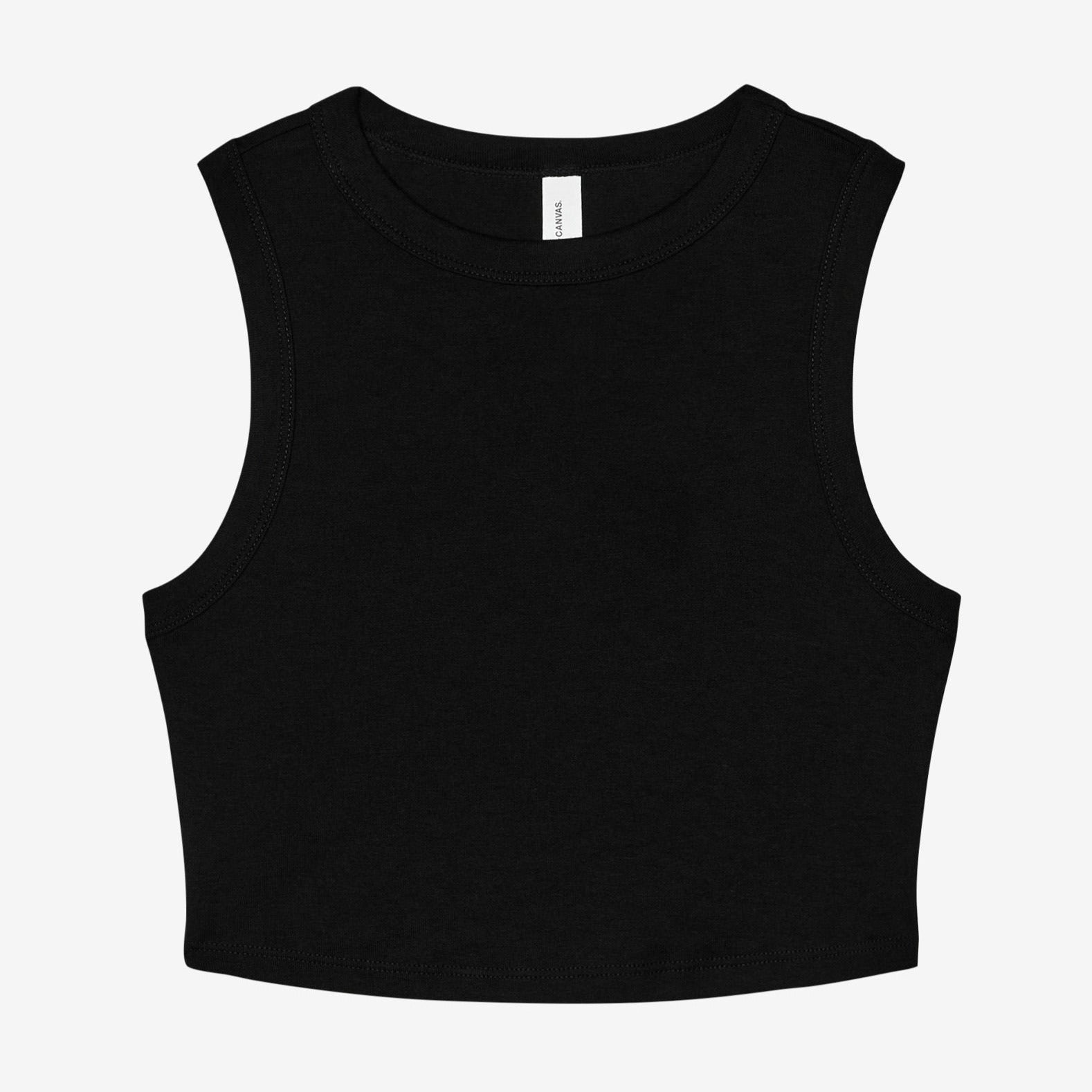 Bella Canvas Women's Micro Rib Muscle Crop Tank