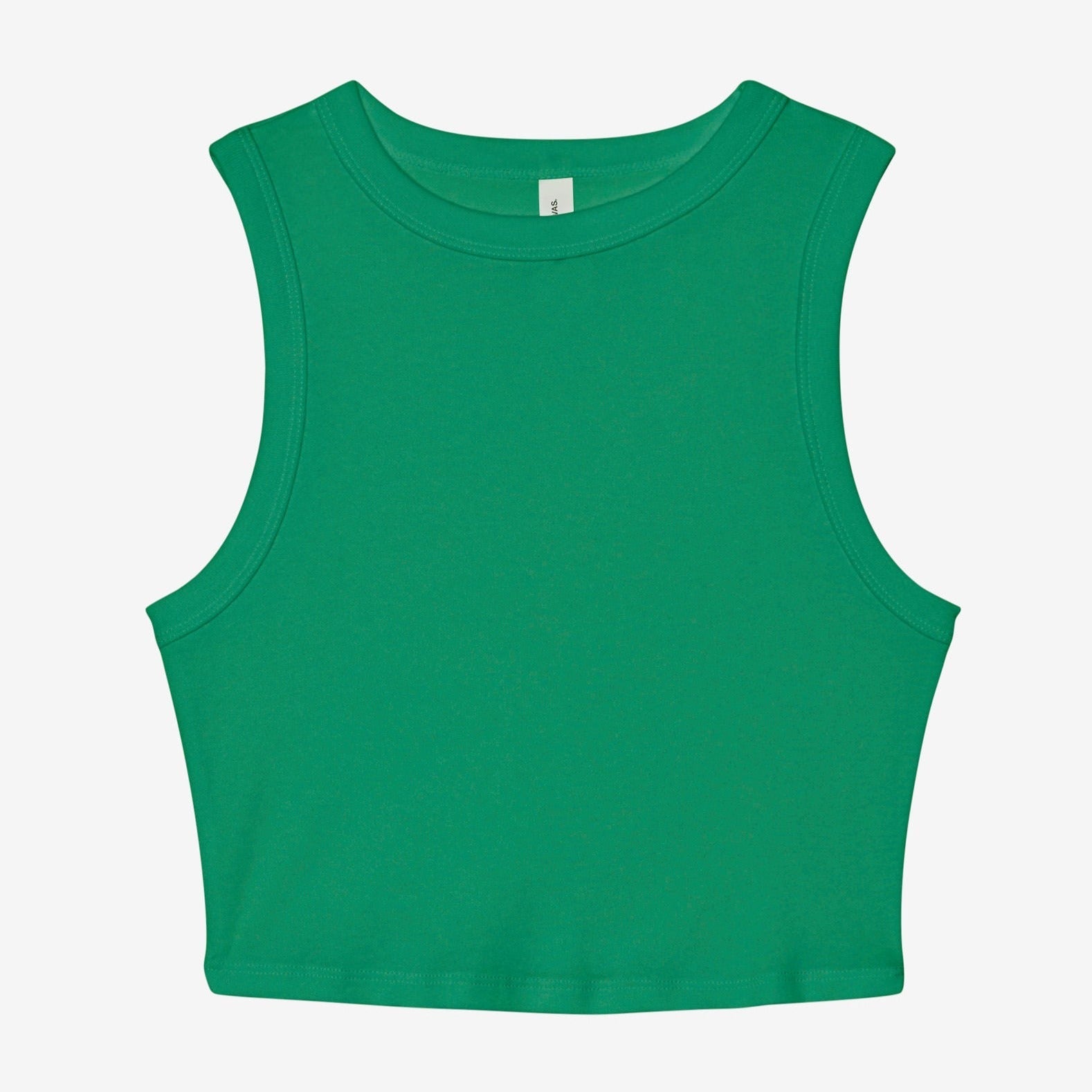 Bella Canvas Women's Micro Rib Muscle Crop Tank