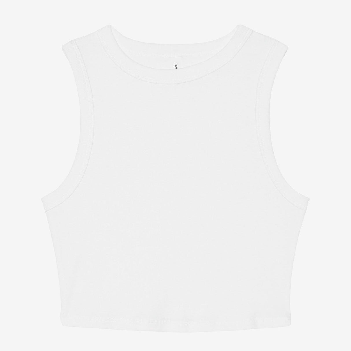 Bella Canvas Women's Micro Rib Muscle Crop Tank
