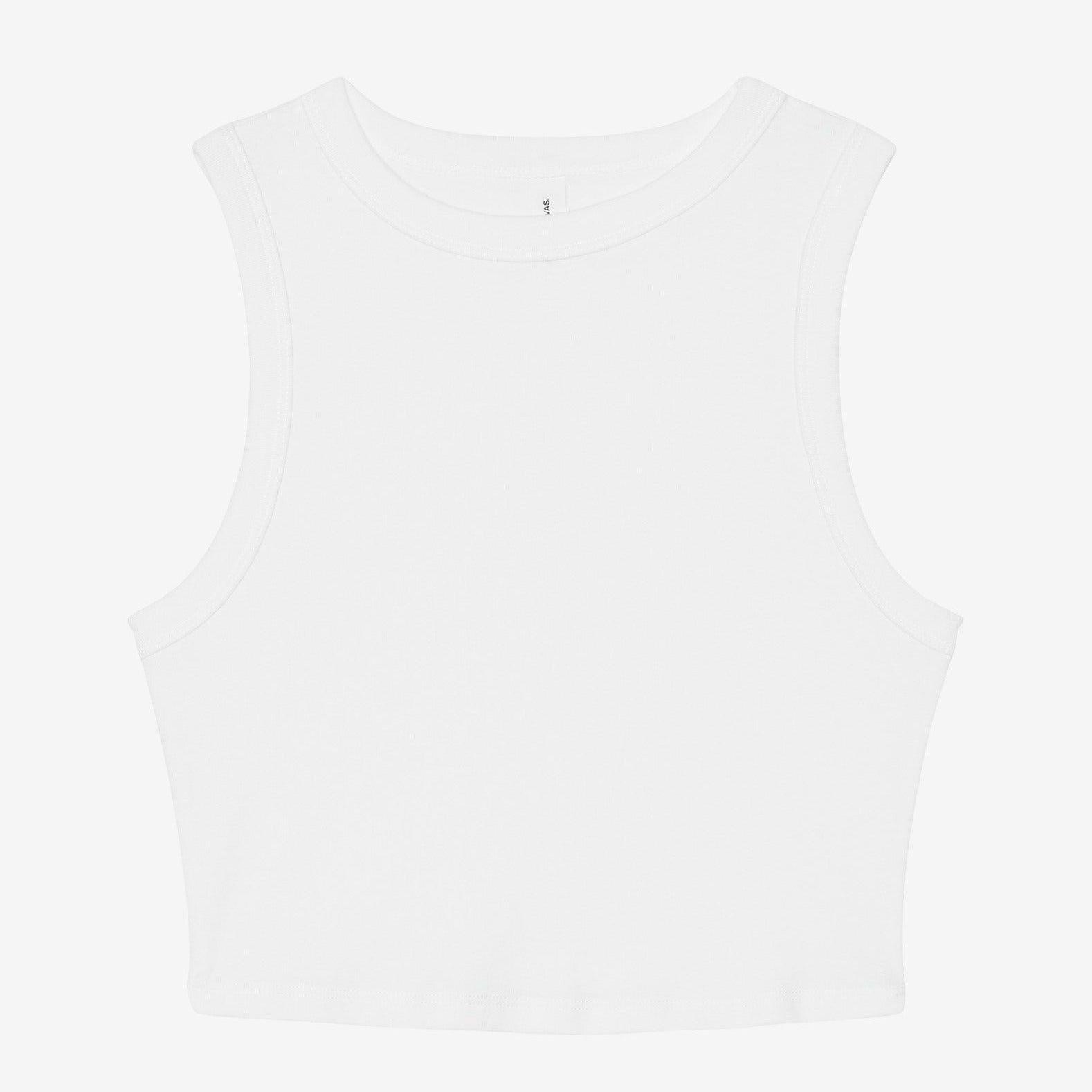Bella Canvas Women's Micro Rib Muscle Crop Tank