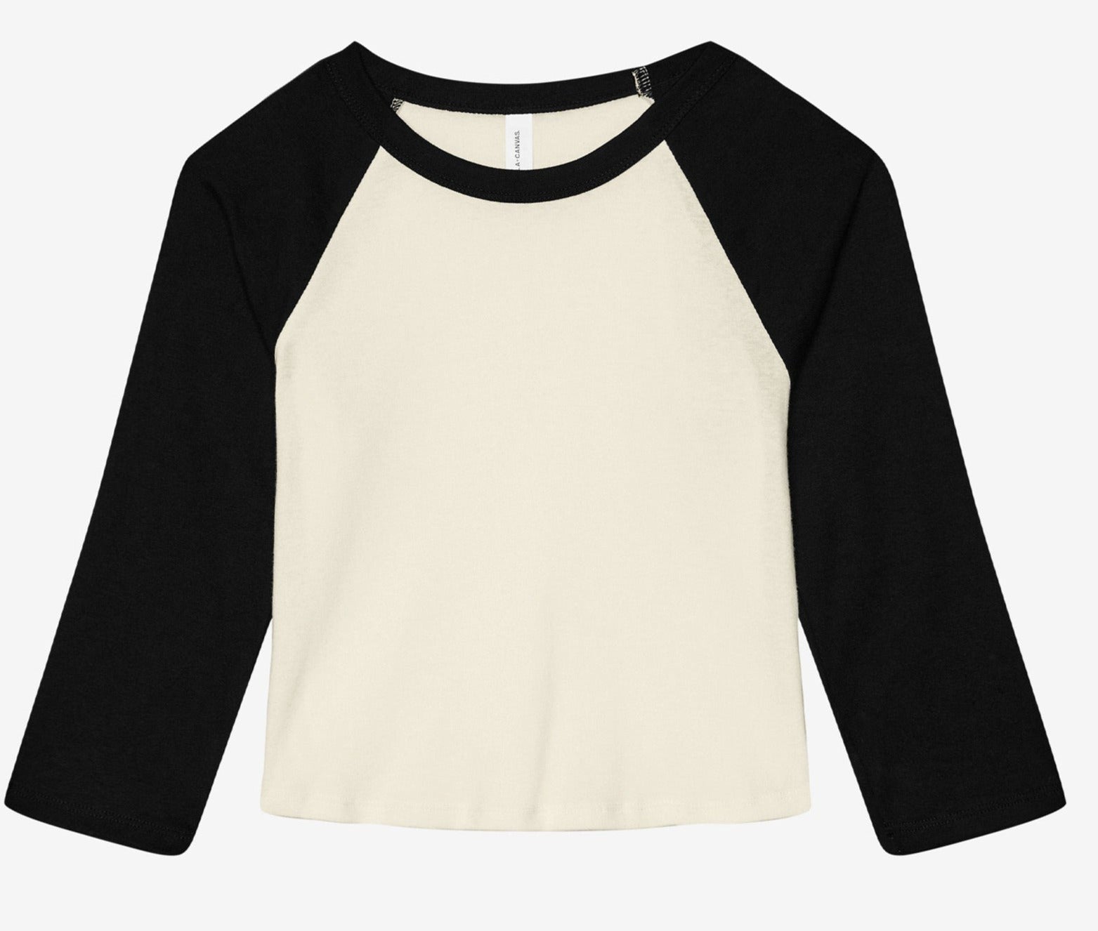 Bella Canvas Women's Micro Rib 3/4 Raglan Baby T-Shirt