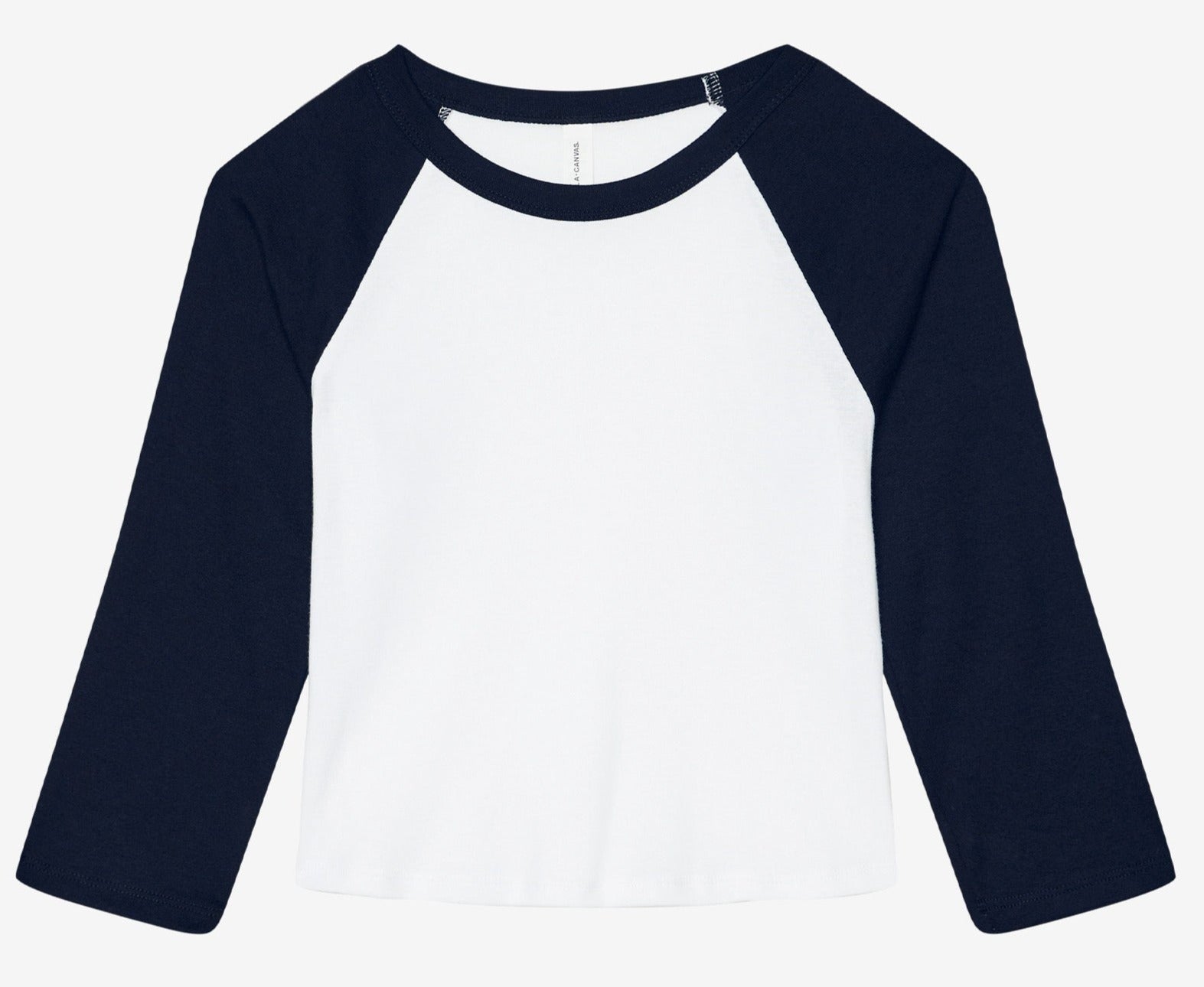 Bella Canvas Women's Micro Rib 3/4 Raglan Baby T-Shirt