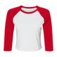 Bella Canvas Women's Micro Rib 3/4 Raglan Baby T-Shirt