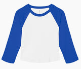 Bella Canvas Women's Micro Rib 3/4 Raglan Baby T-Shirt
