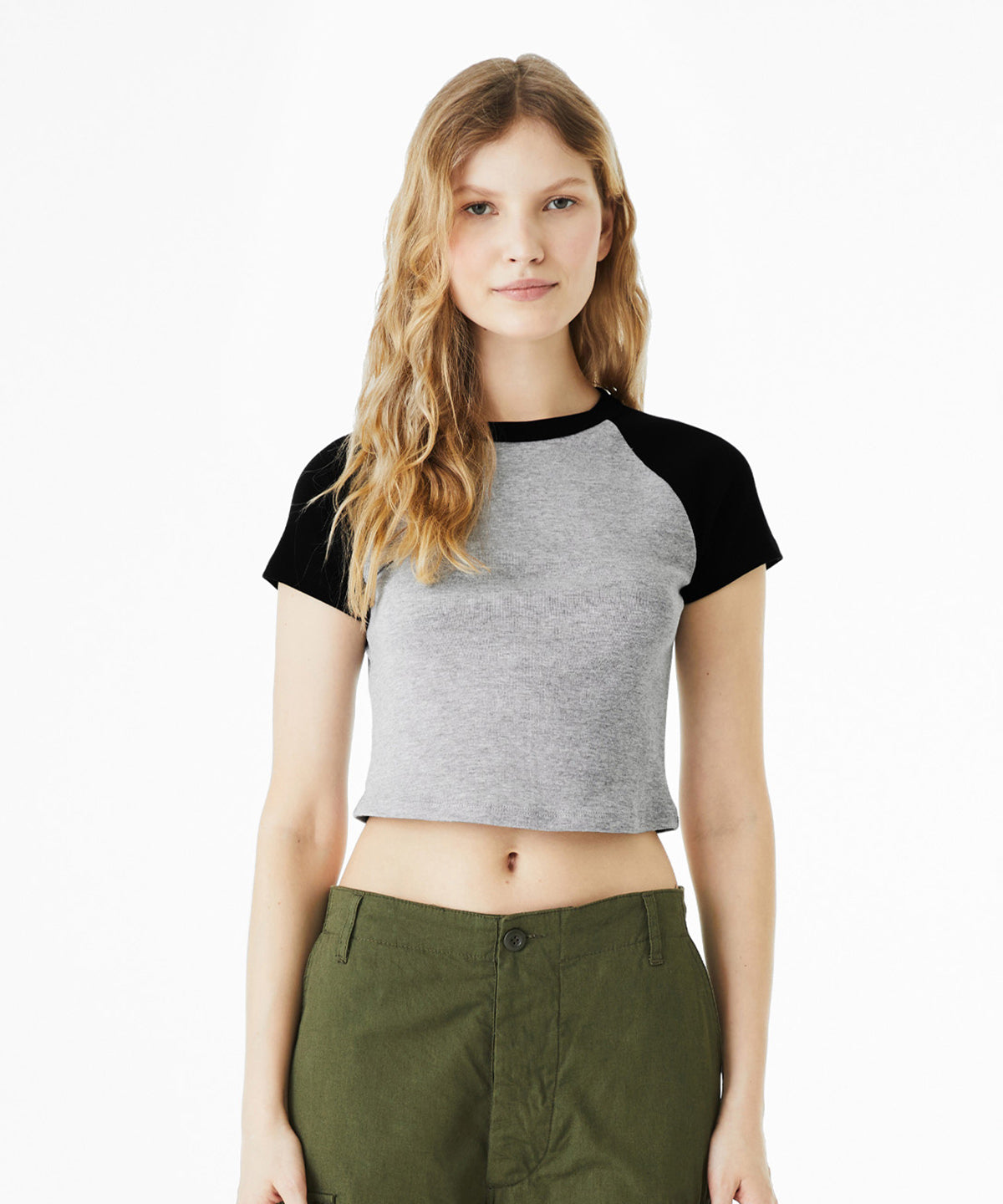 Bella Canvas Women's Micro Rib Raglan Baby T-Shirt