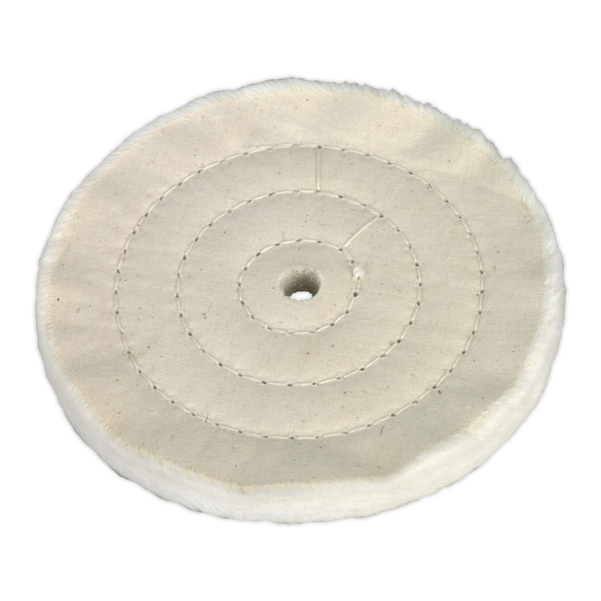 Sealey Buffing Wheel Ø150 x 13mm Ø16mm Bore - Fine
