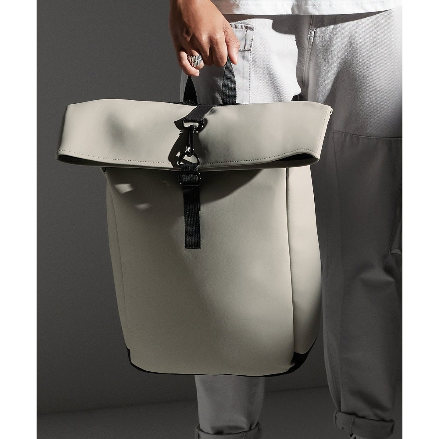 Bagbase Matte Pu Rolltop Backpack