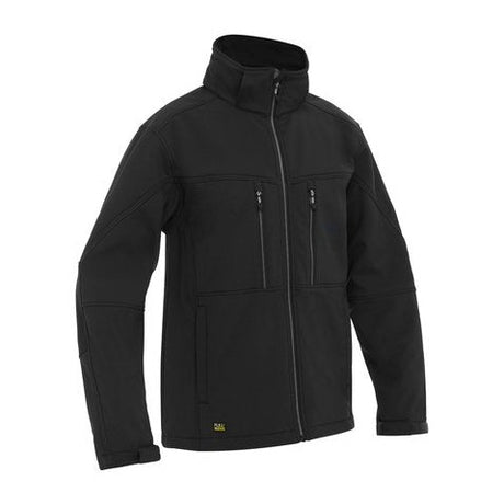 Bisley Jacket Flx & Move™ Ripstop Softshell Jacket 320gsm #colour_black