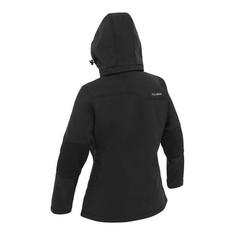 Bisley Womens Jacket Flx & Move™ Ripstop Softshell Jacket 320gsm #colour_black