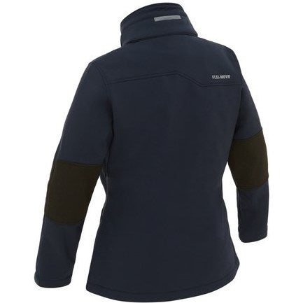 Bisley Womens Jacket Flx & Move™ Ripstop Softshell Jacket 320gsm #colour_navy