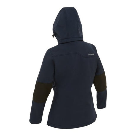 Bisley Womens Jacket Flx & Move™ Ripstop Softshell Jacket 320gsm #colour_navy