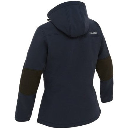 Bisley Womens Jacket Flx & Move™ Ripstop Softshell Jacket 320gsm #colour_navy