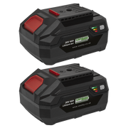 Sealey Power Tool Battery Pack 20V 4Ah Kit for SV20 Series
