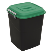 Sealey Refuse/Storage Bin 50L - Green