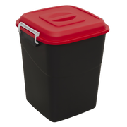 Sealey Refuse/Storage Bin 50L - Red