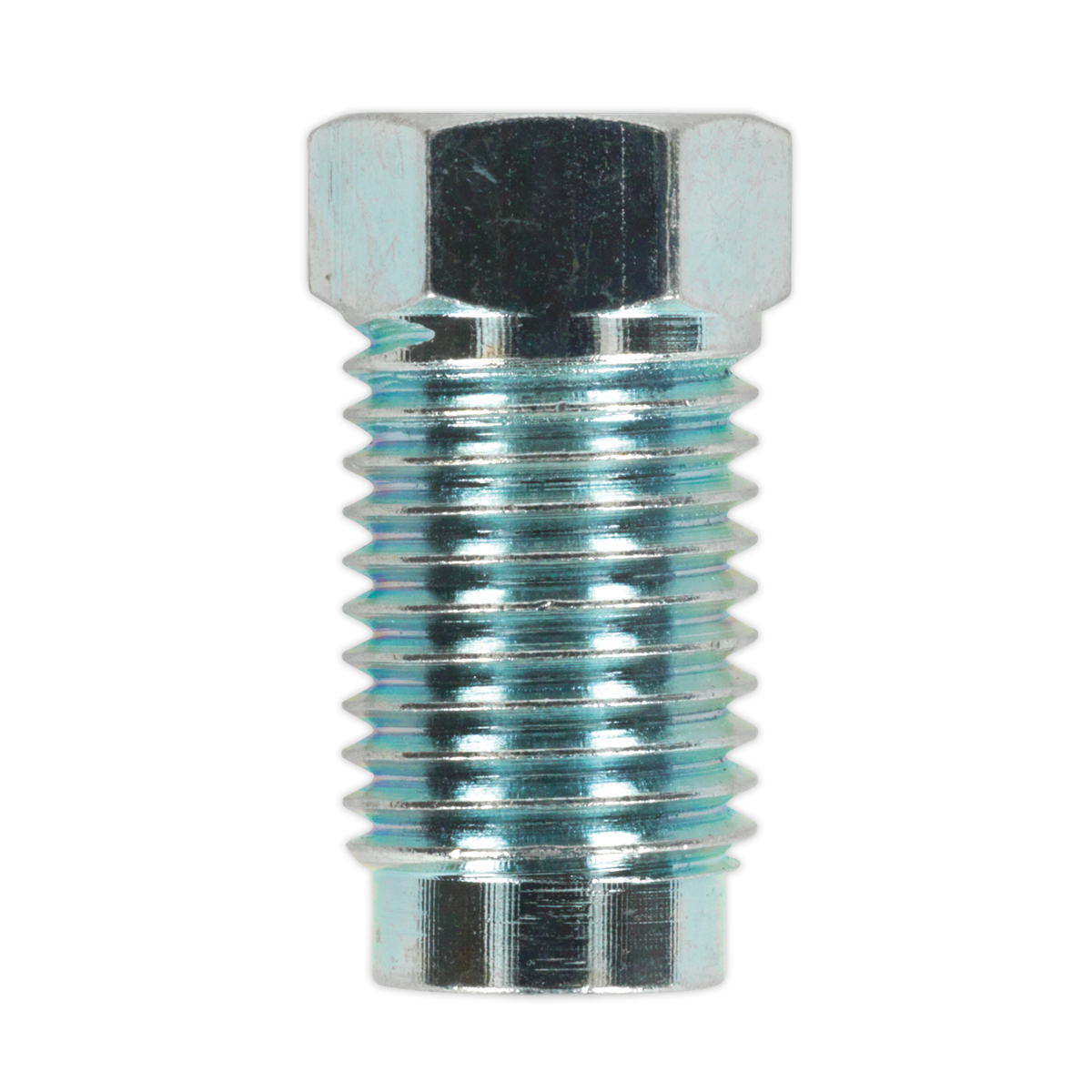 Sealey Brake Pipe Nut 7/16"UNF x 20tpi Male 1/4" Pipe SAE Form Pack of 10