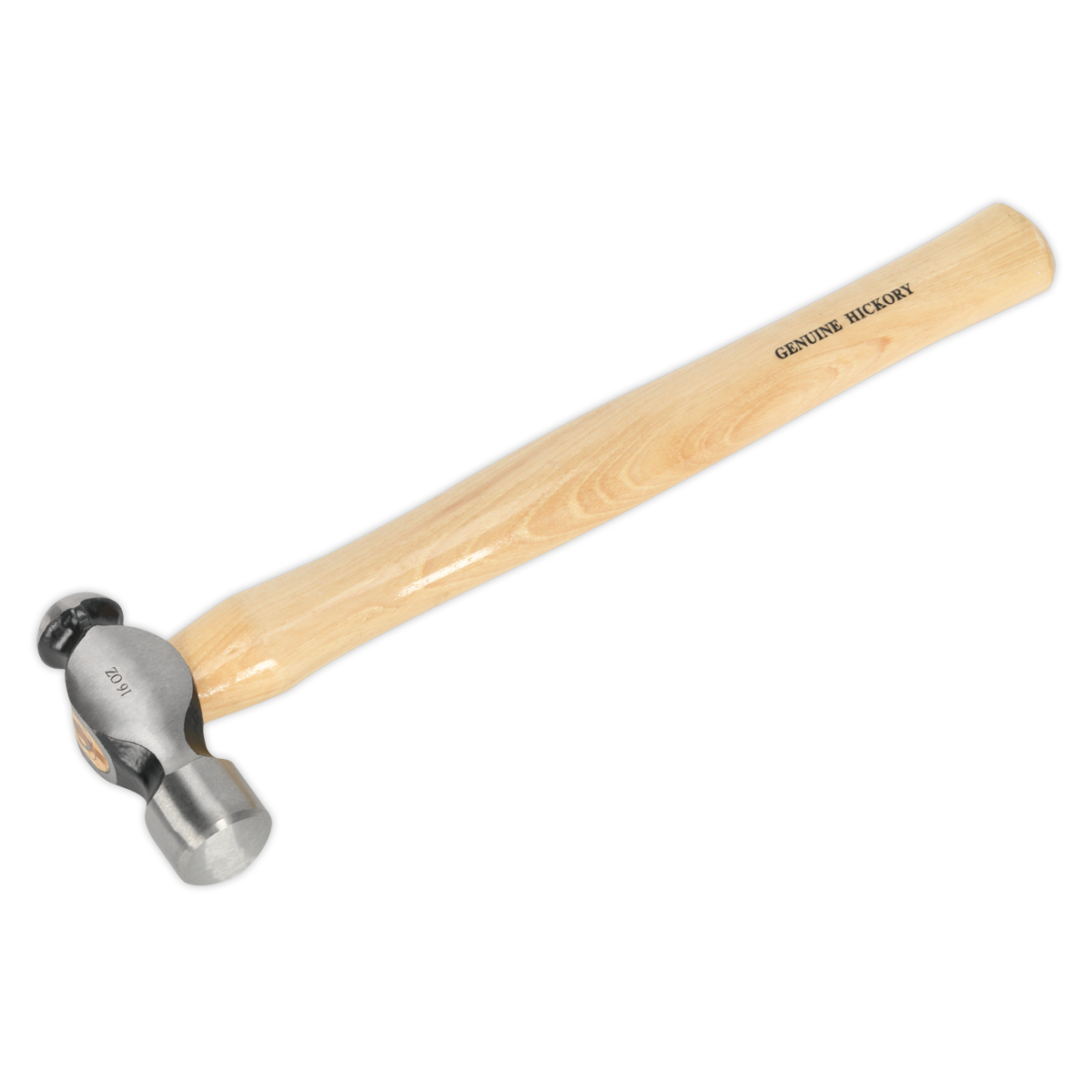 Sealey Ball Pein Hammer 1lb Hickory Shaft