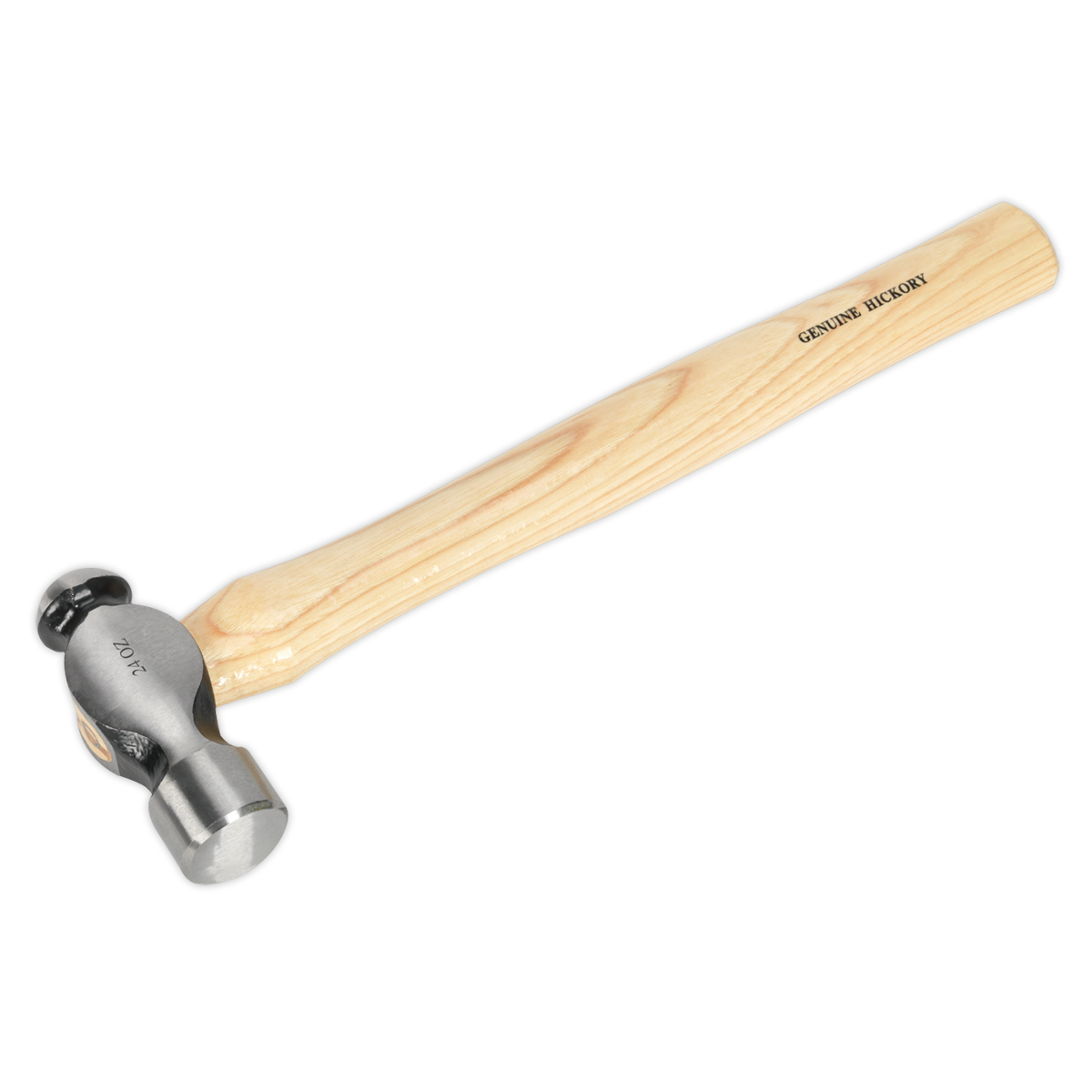 Sealey Ball Pein Hammer 1.5lb Hickory Shaft