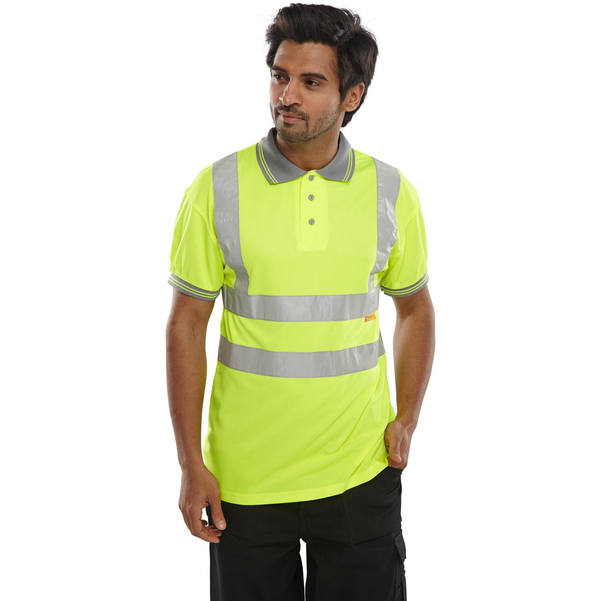 Beeswift Polo Shirt Short Sleeved Saturn Yellow