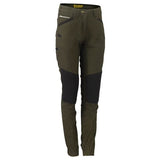 Bisley Women's Flx & Move™ Shield Panel Pants 280gsm #colour_olive