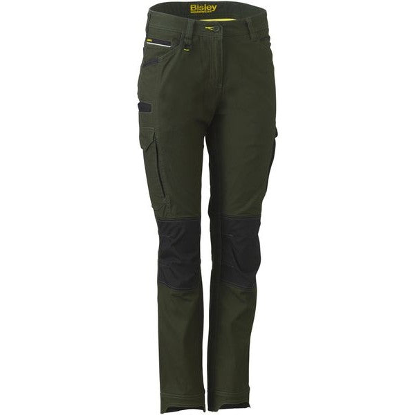 Bisley Women's Flx & Move™ Stretch Pants 280gsm #colour_olive