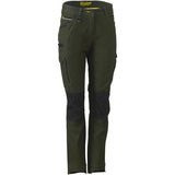 Bisley Women's Flx & Move™ Stretch Pants 280gsm #colour_olive