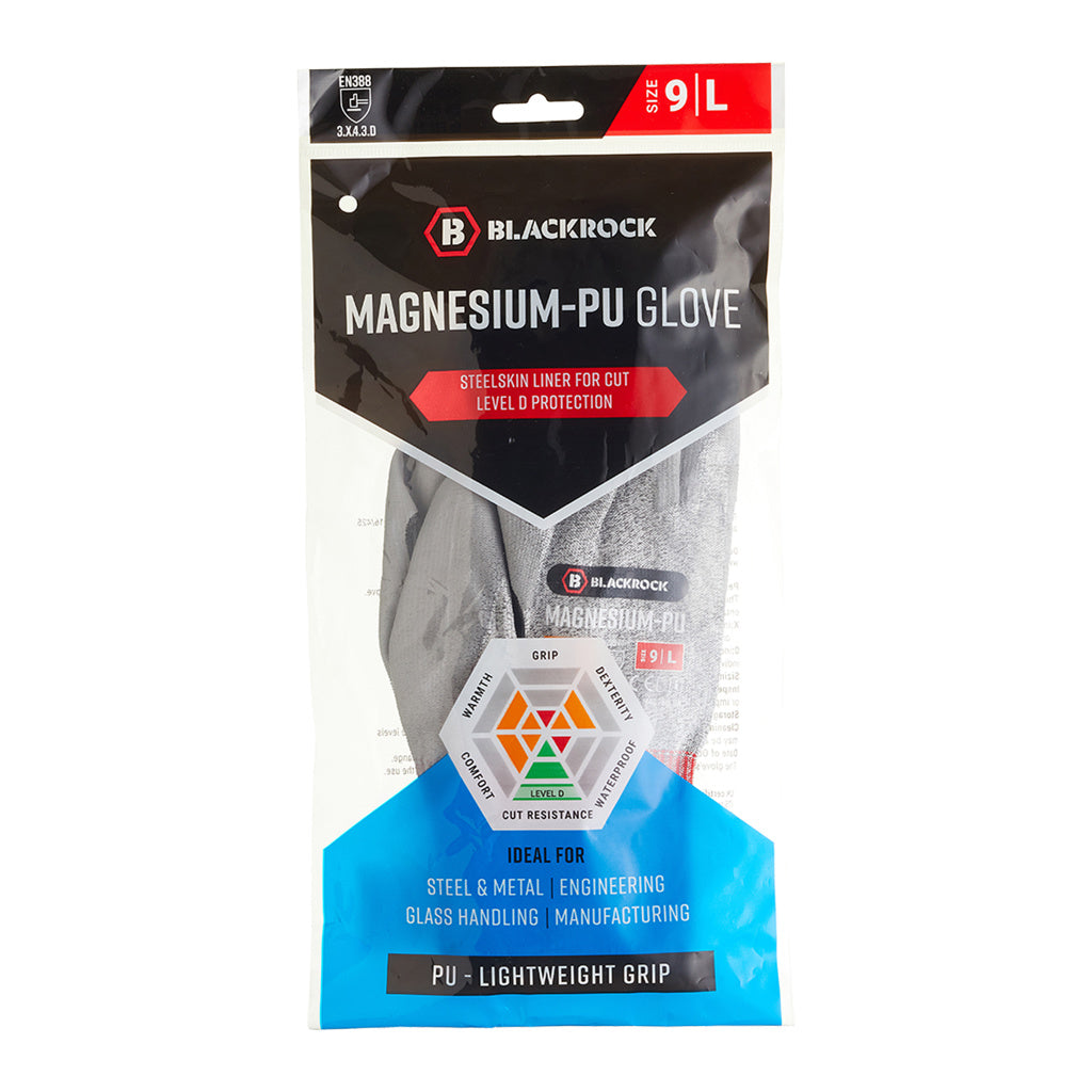 Blackrock Magnesium-PU Cut Resistant Gloves Pair