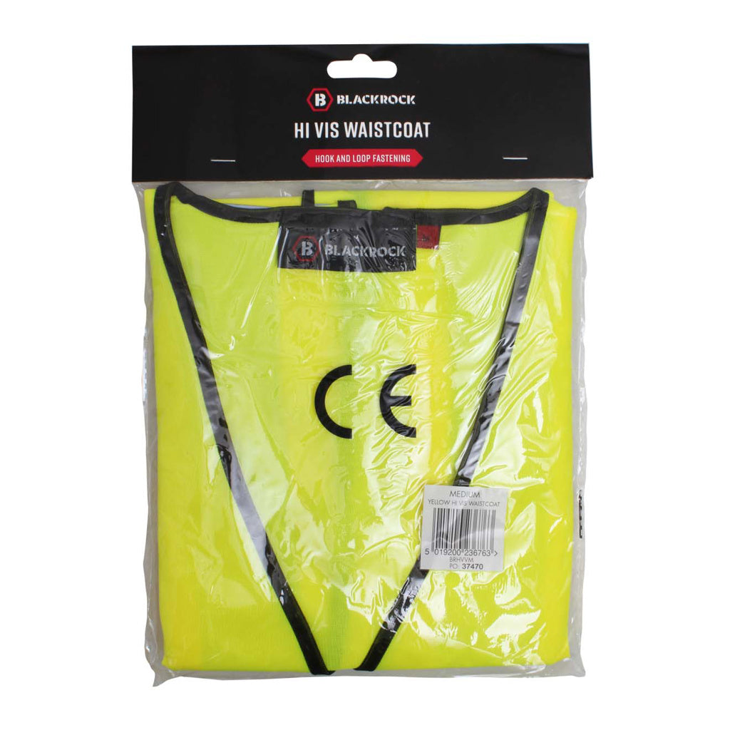 Blackrock Hi-Vis Sleeveless Vest/Waistcoat (carded)