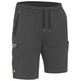 Bisley Shorts Flx & Move™ 4-Way Stretch Elastic Waist Cargo 170gsm #colour_charcoal