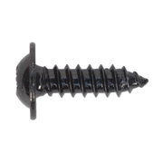 Sealey Self-Tapping Screw 4.8 x 16mm Flanged Head Black Pozi Pack of 100