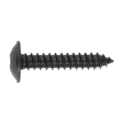 Sealey Self-Tapping Screw 4.8 x 25mm Flanged Head Black Pozi Pack of 100