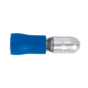 Sealey Bullet Terminal Ø5mm Male Blue Pack of 100