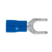Sealey Easy-Entry Fork Terminal Ø5.3mm (2BA) Blue Pack of 100
