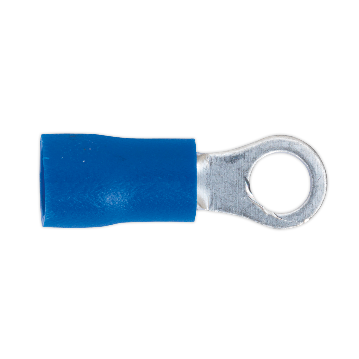 Sealey Easy-Entry Ring Terminal Ø4.3mm (4BA) Blue Pack of 100