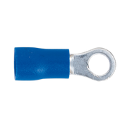 Sealey Easy-Entry Ring Terminal Ø4.3mm (4BA) Blue Pack of 100