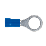 Sealey Easy-Entry Ring Terminal Ø8.4mm (5/16") Blue Pack of 100