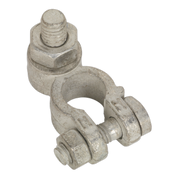 Sealey Battery Terminal - Post with Washer & Nut 24V Negative Pack of 5